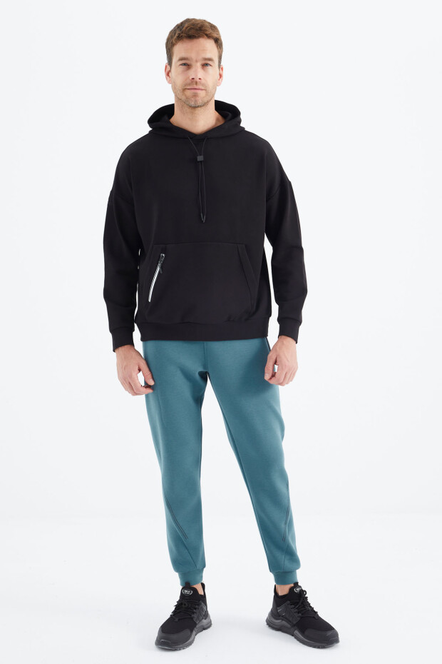 Orman Yeşili Bağcıklı Erkek Eşofman Alt - 82110 - 6