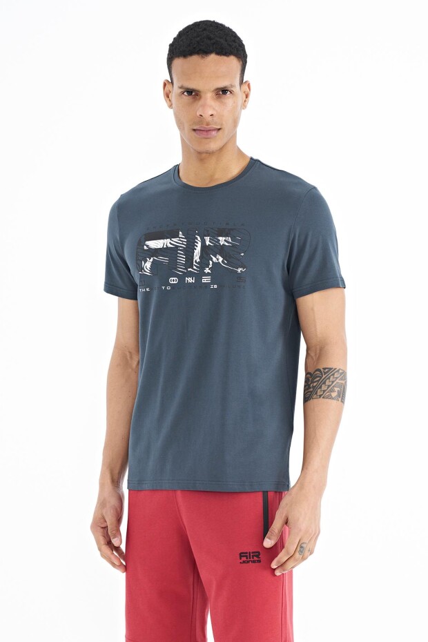Oscar Orman Yeşili Standart Kalıp Erkek T-Shirt - 88226