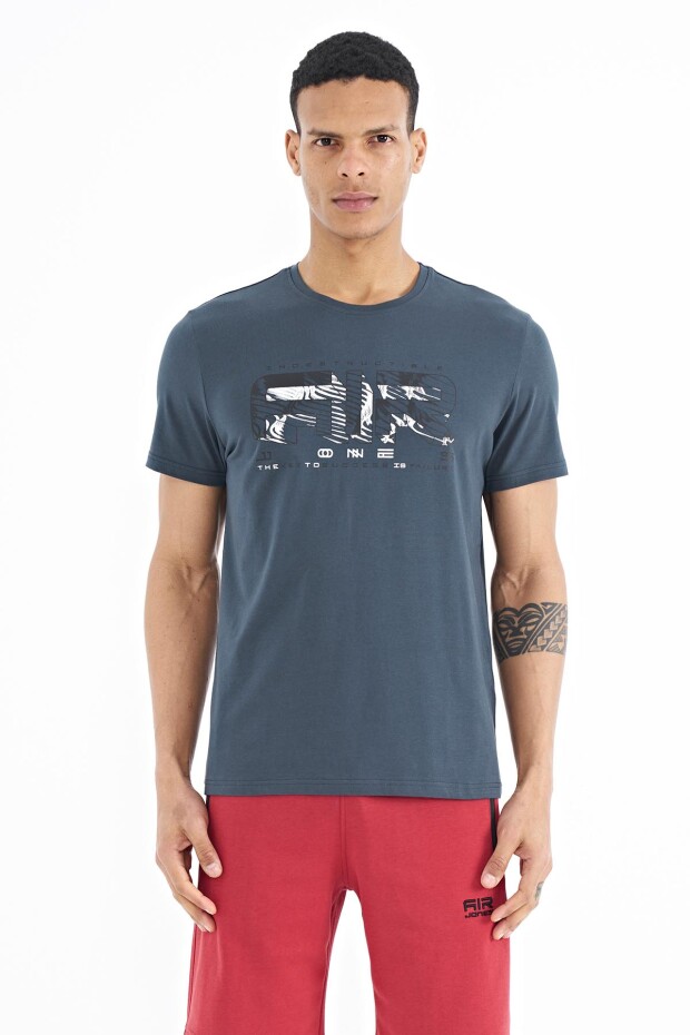 Oscar Orman Yeşili Standart Kalıp Erkek T-Shirt - 88226