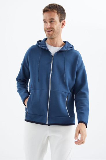Parlament Kapüşonlu Gizli Cep Detaylı Erkek Sweatshirt - 88288 