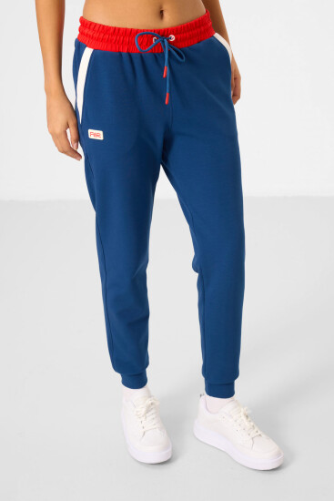 Parlament Kapüşonlu Pamuklu Renk Bloklu Kadın Eşofman Takım - 95327 - TOMMYLIFE (1)