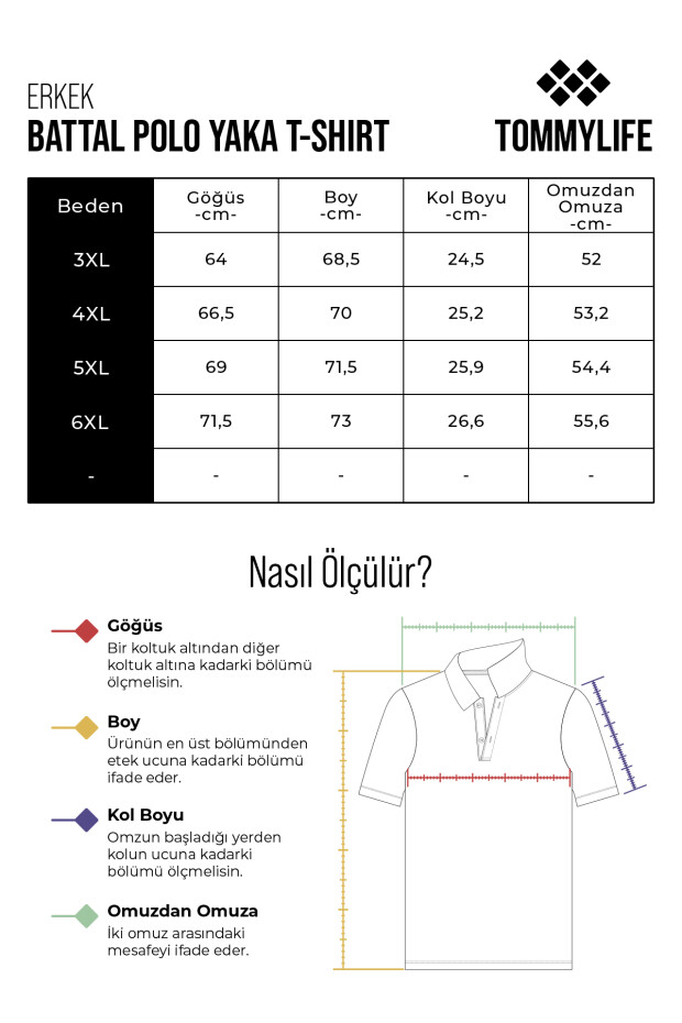 Petrol Basic Kısa Kol O Yaka Büyük Beden Erkek T-Shirt - 88072