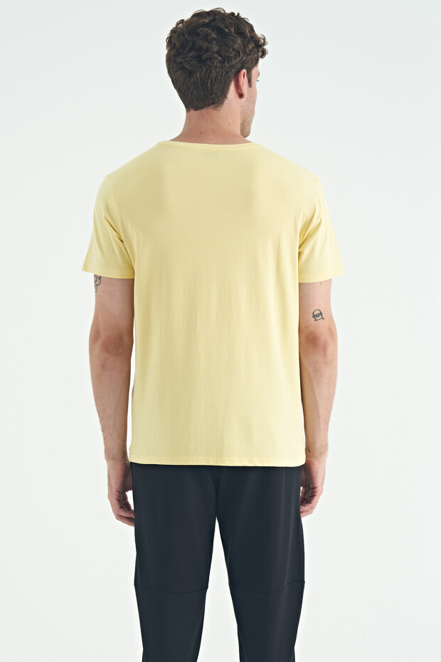 Elvis Sarı Standart Kalıp Erkek T-Shirt - 88218