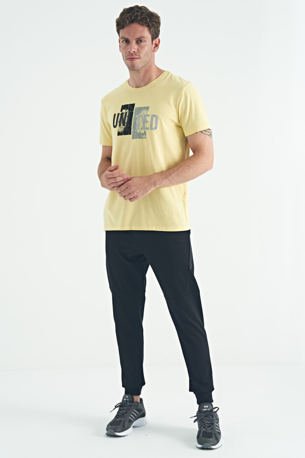 Elvis Sarı Standart Kalıp Erkek T-Shirt - 88218