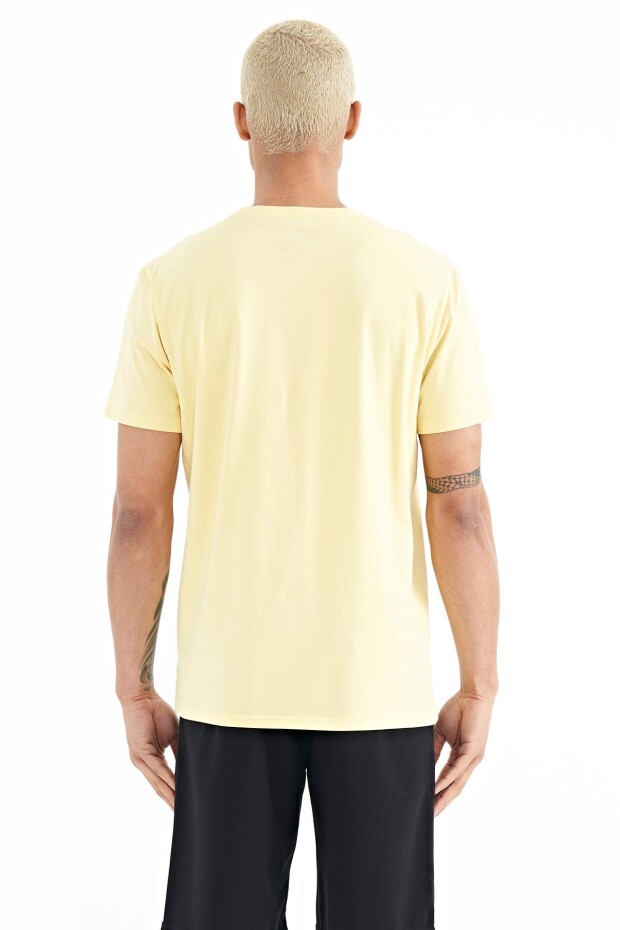 Donald Sarı Standart Kalıp Erkek T-Shirt - 88217