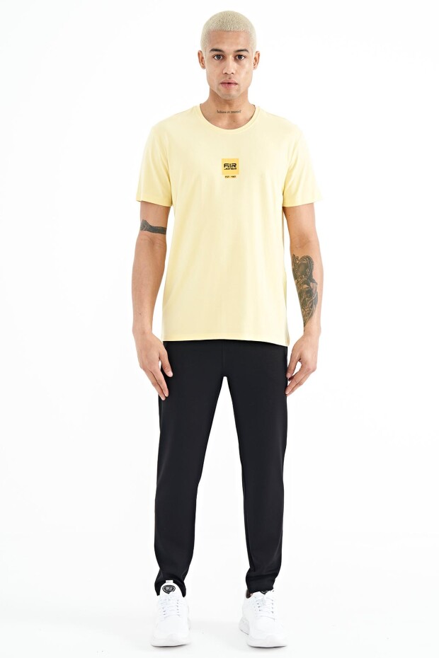 Bert Sarı Standart Kalıp Erkek T-Shirt - 88210