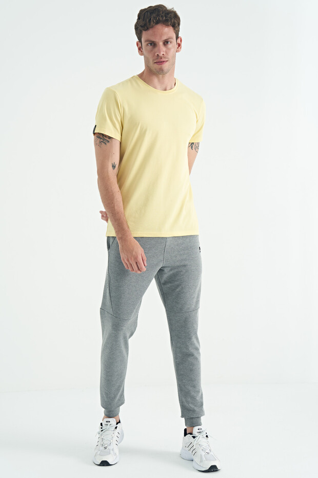Calvin Sarı Basic Erkek T-Shirt - 88245 - 7