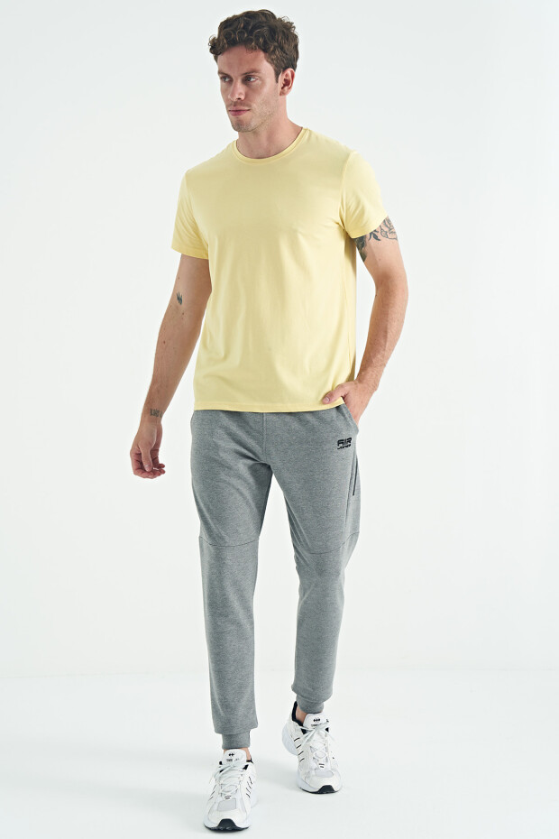 Calvin Sarı Basic Erkek T-Shirt - 88245 - 3
