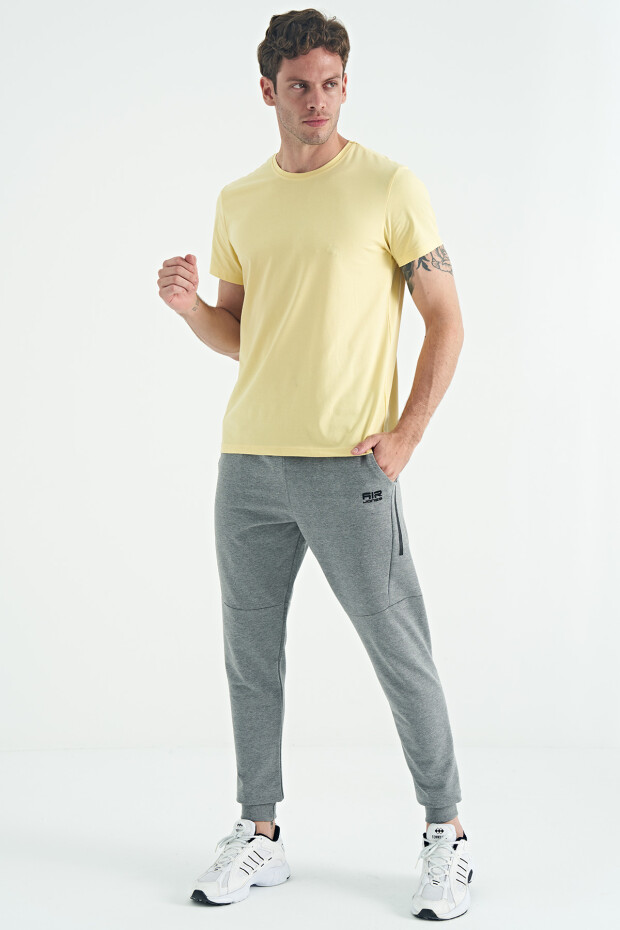 Calvin Sarı Basic Erkek T-Shirt - 88245 - 4