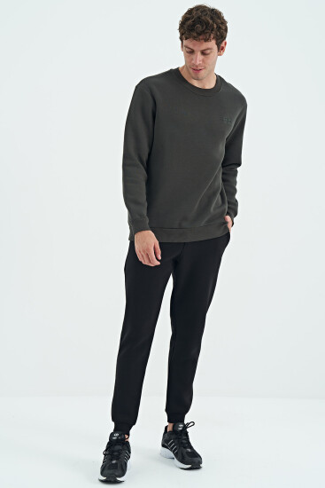 Sean Siyah Şardonlu Erkek Eşofman Alt - 84928 - Air Jones