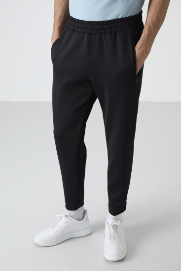 Barton Siyah Jogger Erkek Eşofman Alt - 84952 - Air Jones