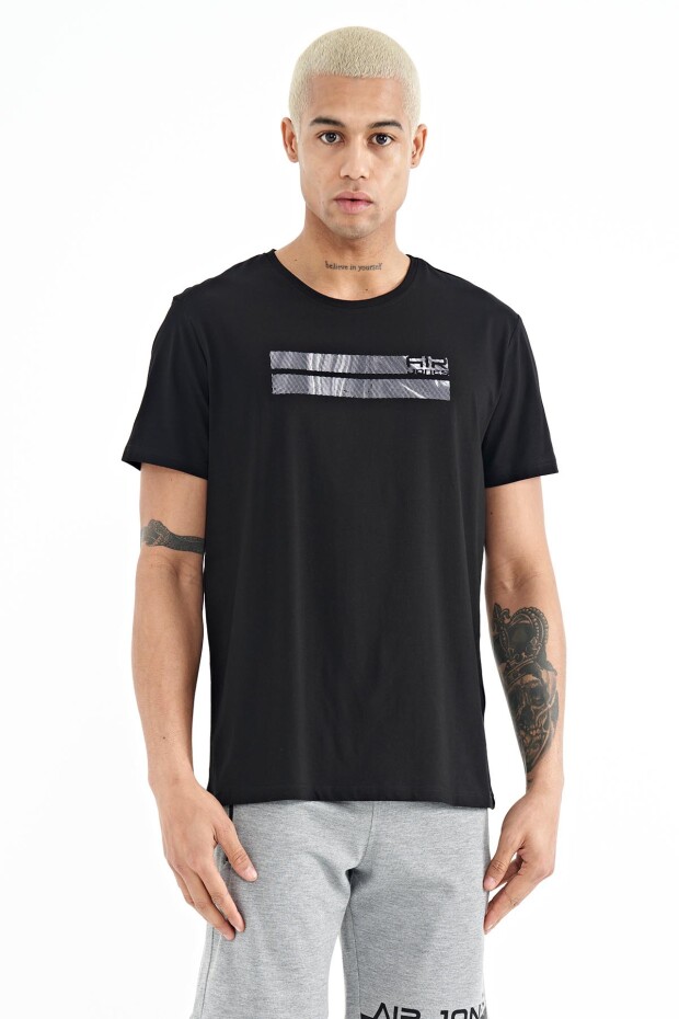 Peter Siyah O Yaka Erkek T-Shirt - 88204