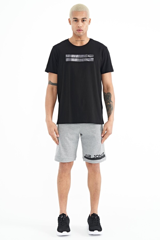 Peter Siyah O Yaka Erkek T-Shirt - 88204