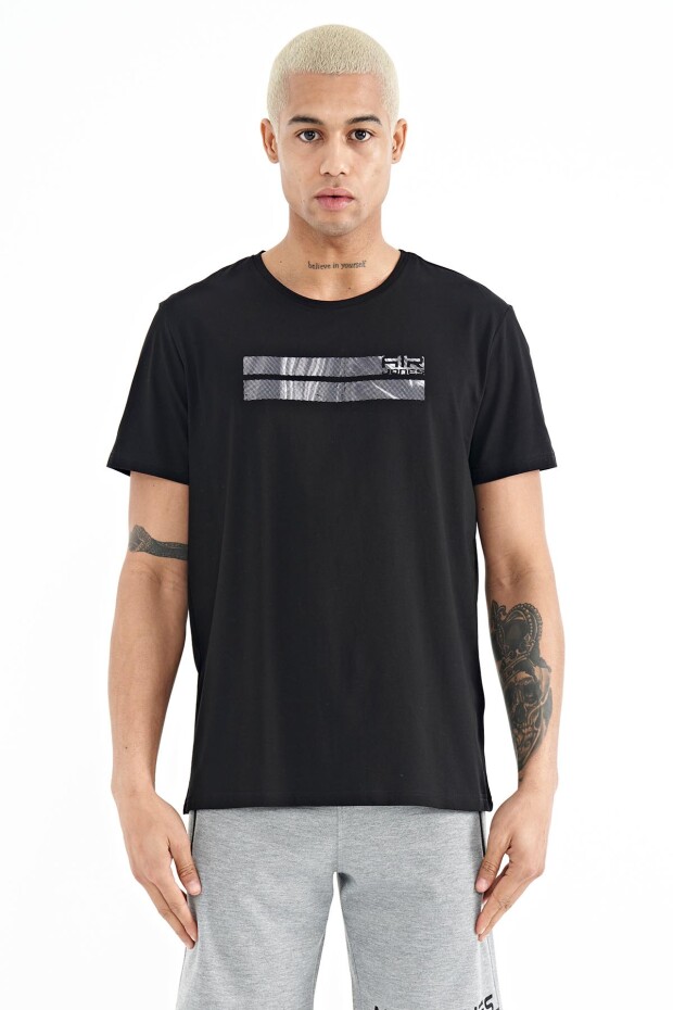 Peter Siyah O Yaka Erkek T-Shirt - 88204