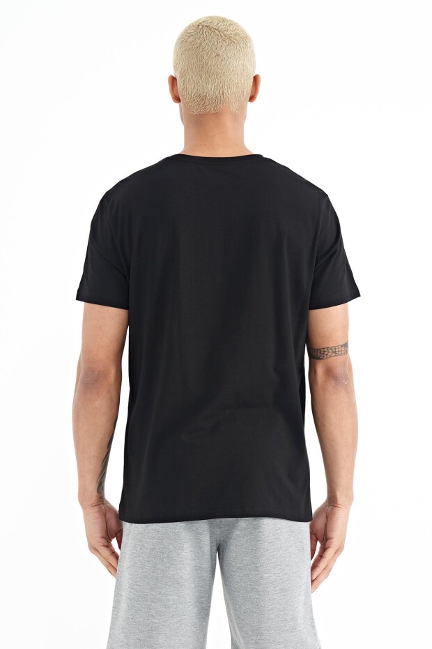 Peter Siyah O Yaka Erkek T-Shirt - 88204