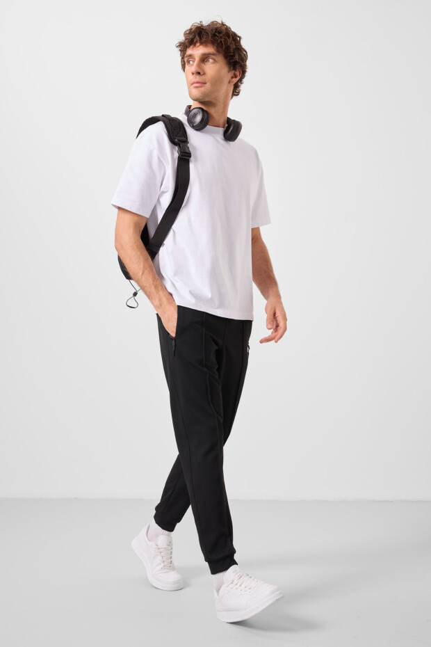 Siyah Jogger Erkek Eşofman Altı - 82113