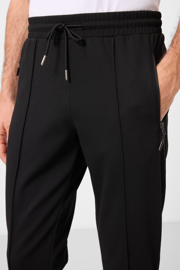 Siyah Jogger Erkek Eşofman Altı - 82113 - 3