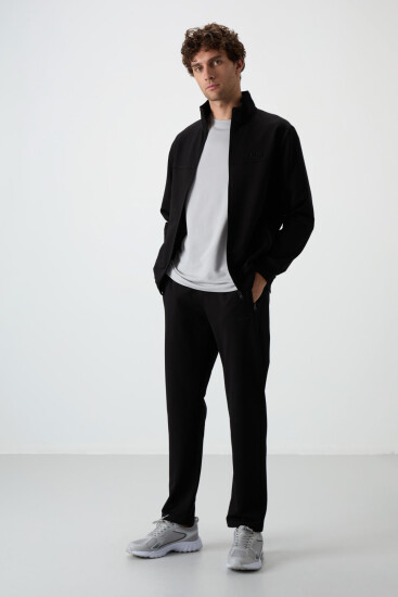 Troy Siyah Standart Kalıp Erkek Eşofman Takım - 85196 - Air Jones (1)