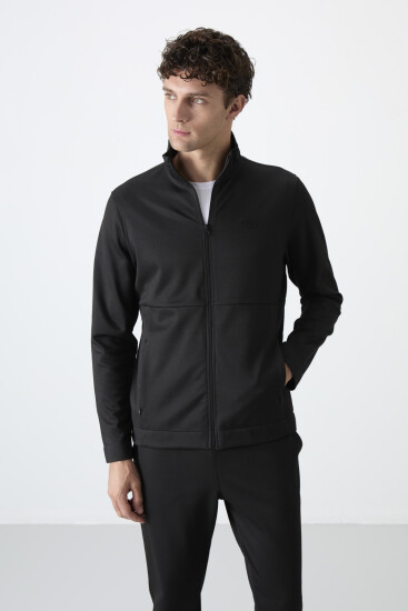 Carlos Siyah Standart Kalıp Erkek Eşofman Takım - 85209 - Air Jones (1)