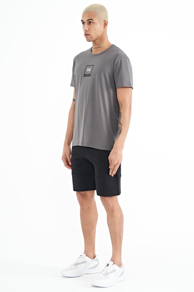 Alec Siyah Standart Kalıp Erkek Şort - 81243 - 4