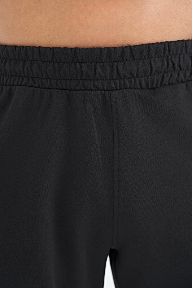 Alec Siyah Standart Kalıp Erkek Şort - 81243 - 5