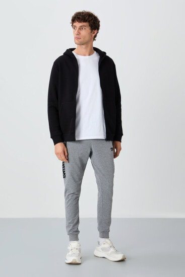 Hector Siyah Şardonlu Erkek Sweatshirt - 88139 - Air Jones (1)