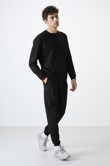 Keith Siyah Basic Erkek Eşofman Takım - 85231 