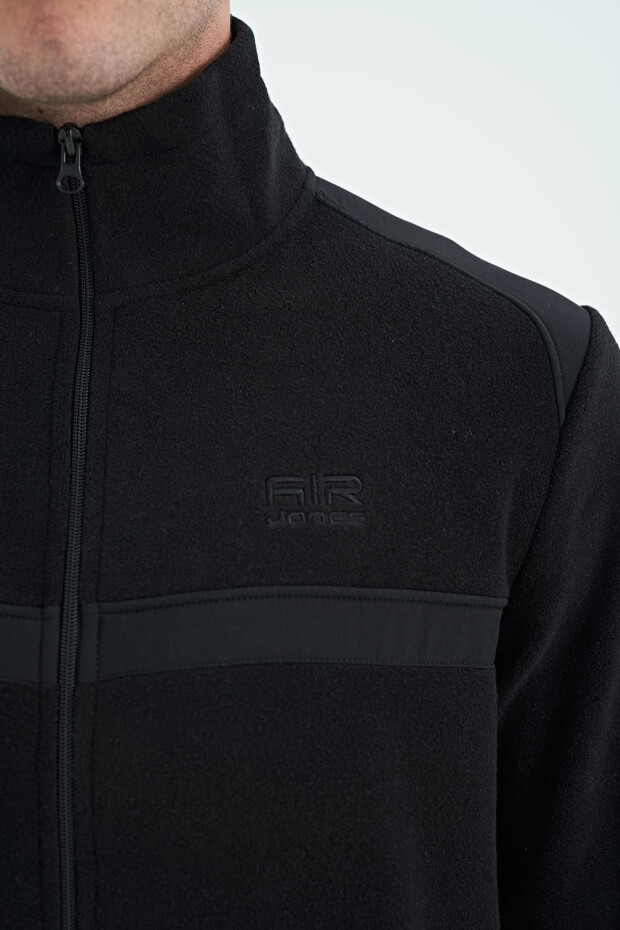 Doyle Siyah Erkek Polar Eşofman Takım - 85225 - 3