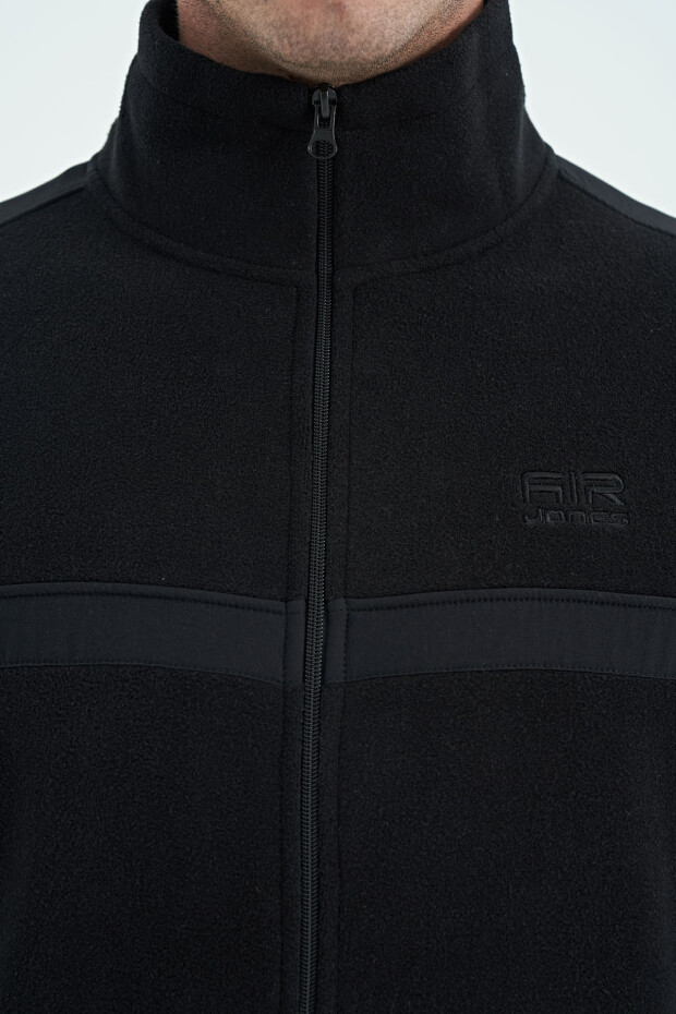 Doyle Siyah Erkek Polar Eşofman Takım - 85225 - 4