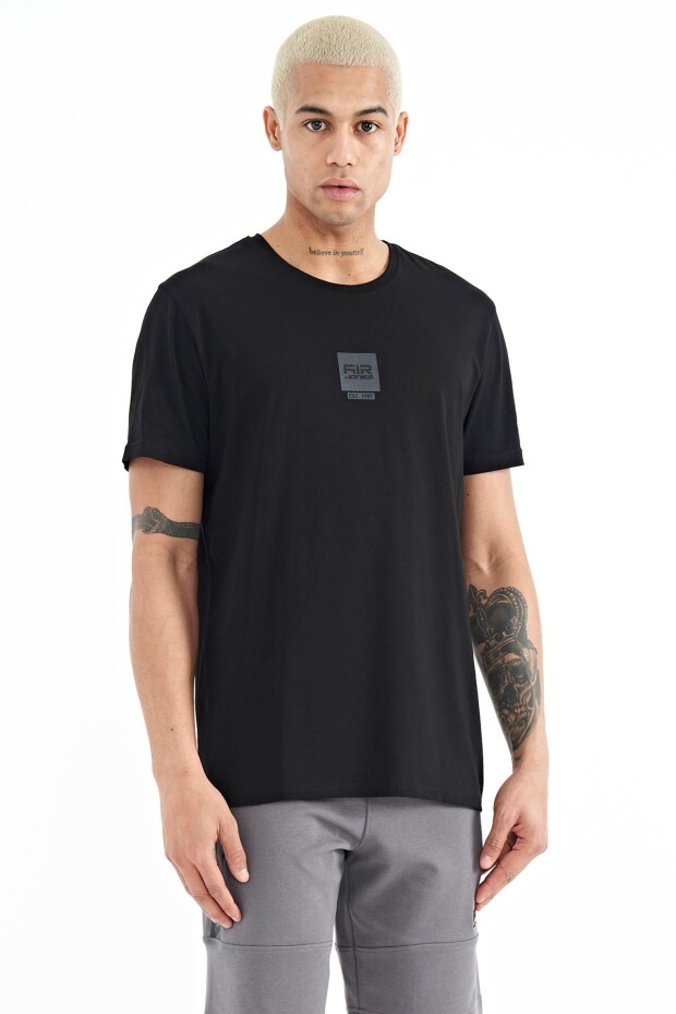 Bert Siyah Standart Kalıp Erkek T-Shirt - 88210