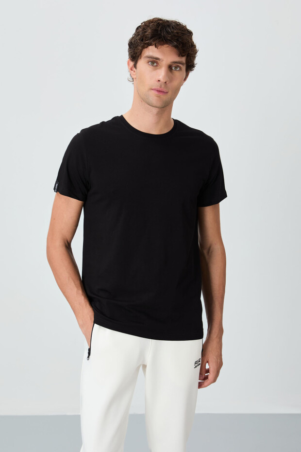 Calvin Siyah Basic Erkek T-Shirt - 88245 - 1