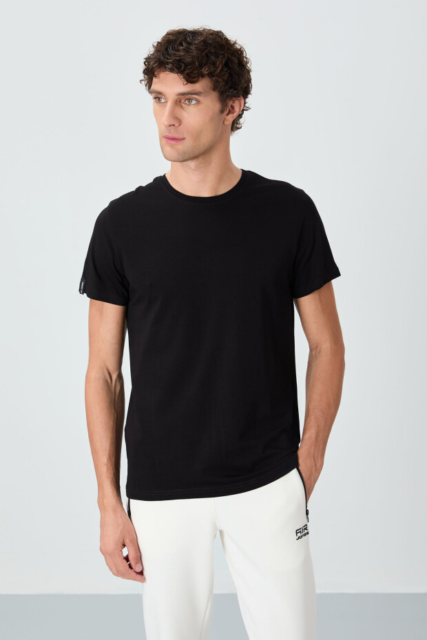 Calvin Siyah Basic Erkek T-Shirt - 88245 - 4