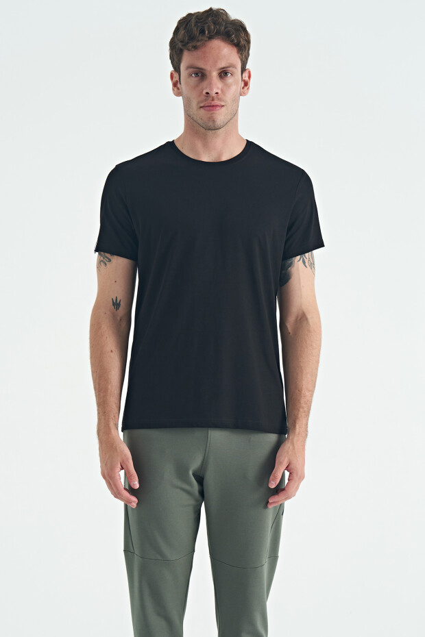 Calvin Siyah Basic Erkek T-Shirt - 88245