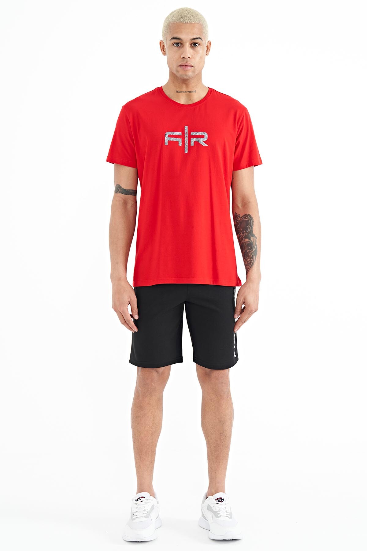 Alva Siyah Baskılı Erkek Şort - 81245 - Air Jones