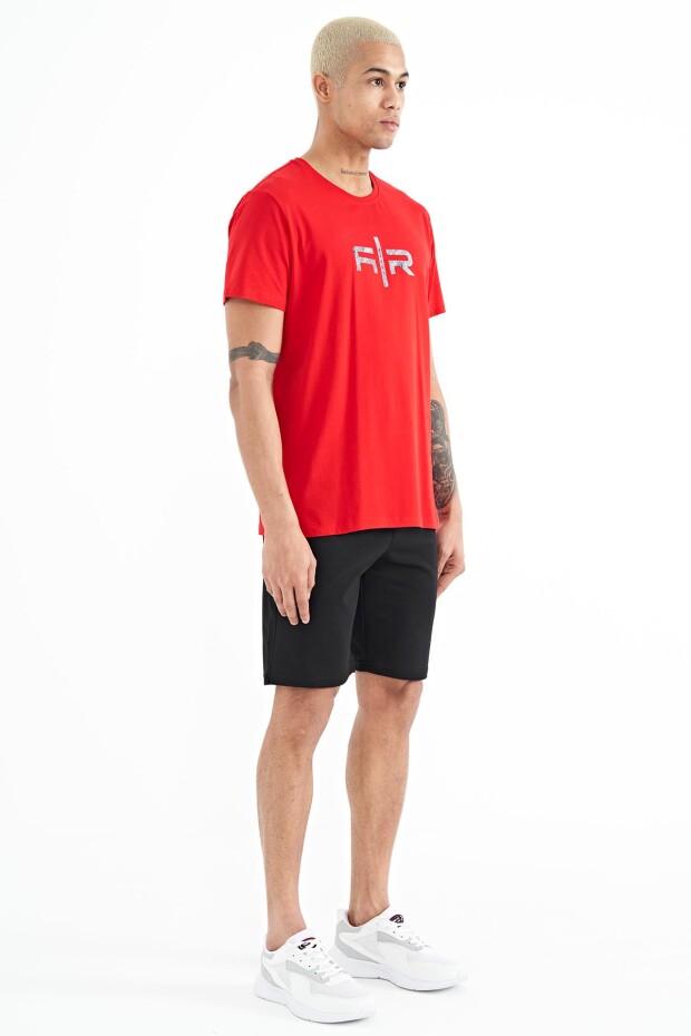 Alva Siyah Baskılı Erkek Şort - 81245 - 6