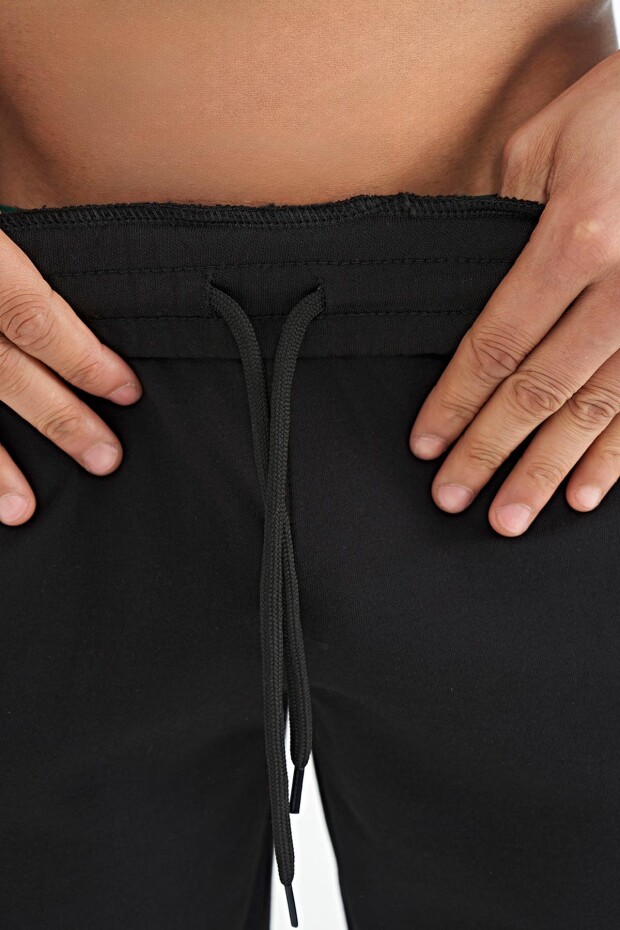 Alva Siyah Baskılı Erkek Şort - 81245 - 5