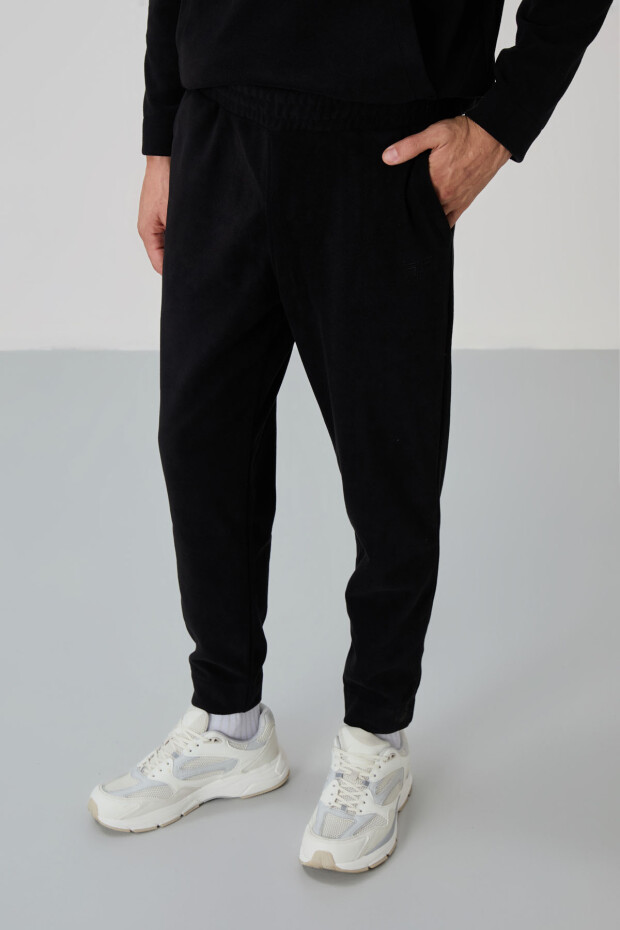 Carol Siyah Polar Erkek Eşofman Takım - 85226 - 3