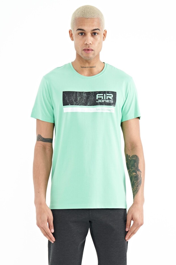 Luke Su Yeşili O Yaka Erkek T-Shirt - 88221