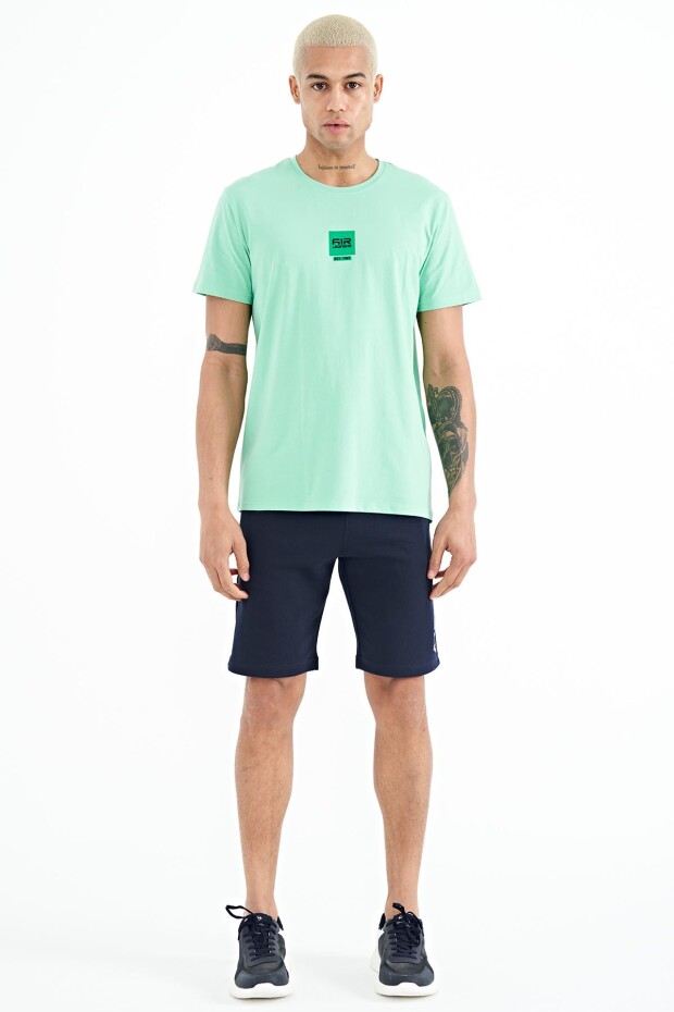 Bert Su Yeşili Standart Kalıp Erkek T-Shirt - 88210
