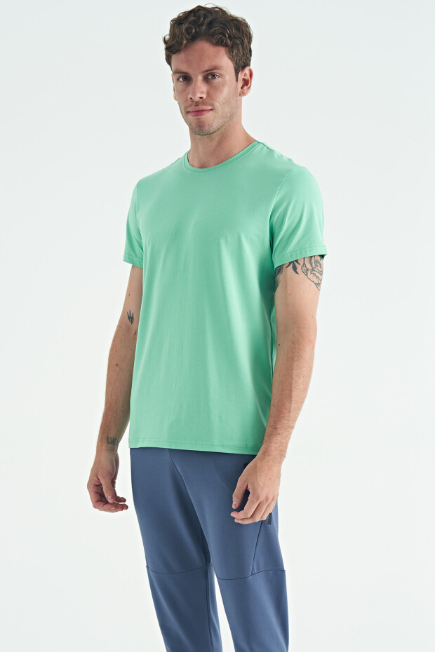 Calvin Su Yeşili Basic Erkek T-Shirt - 88245 - 2