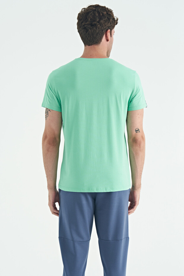 Calvin Su Yeşili Basic Erkek T-Shirt - 88245 - 7