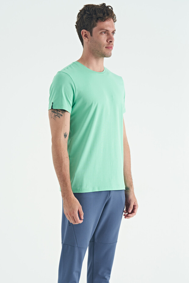 Calvin Su Yeşili Basic Erkek T-Shirt - 88245