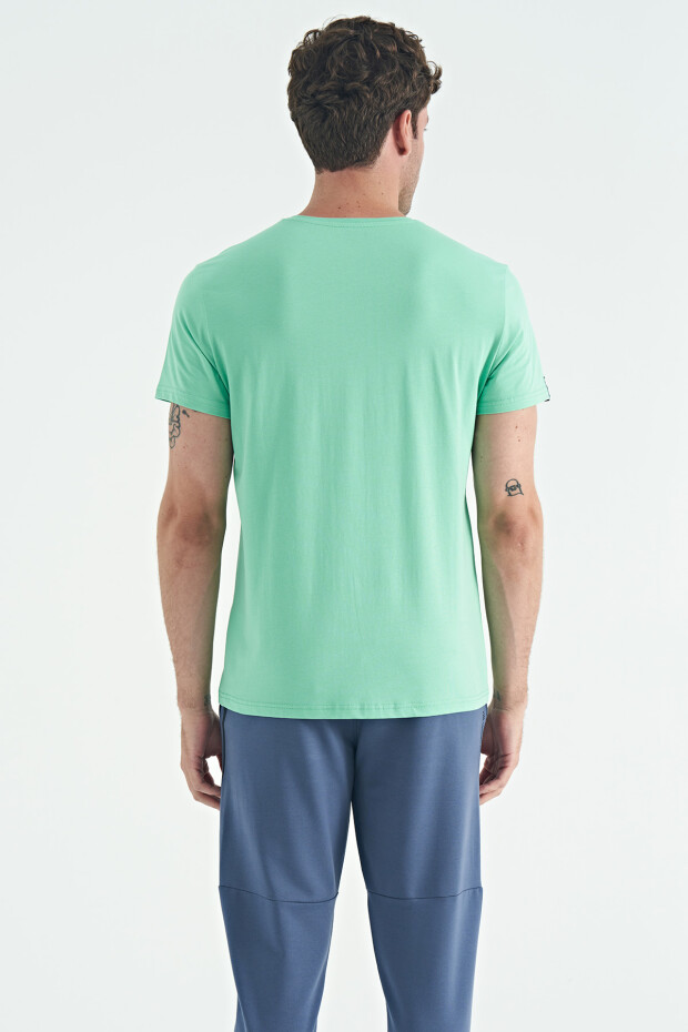 Calvin Su Yeşili Basic Erkek T-Shirt - 88245