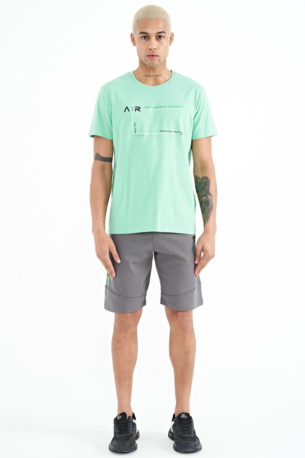 Otis Su Yeşili Standart Kalıp Erkek T-Shirt - 88228