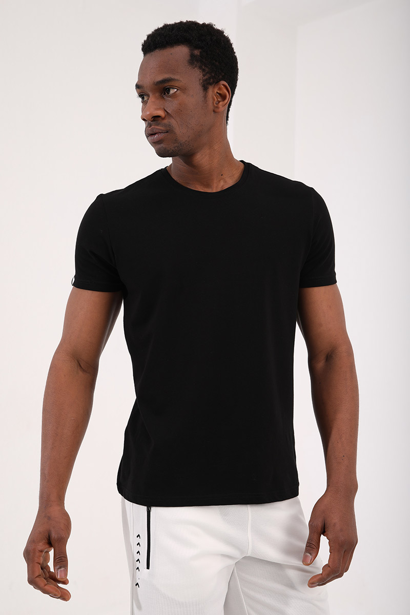 Syh - Byz - Laci Basic Kısa Kol Standart Kalıp O Yaka 3lü Erkek T-Shirt - 87987