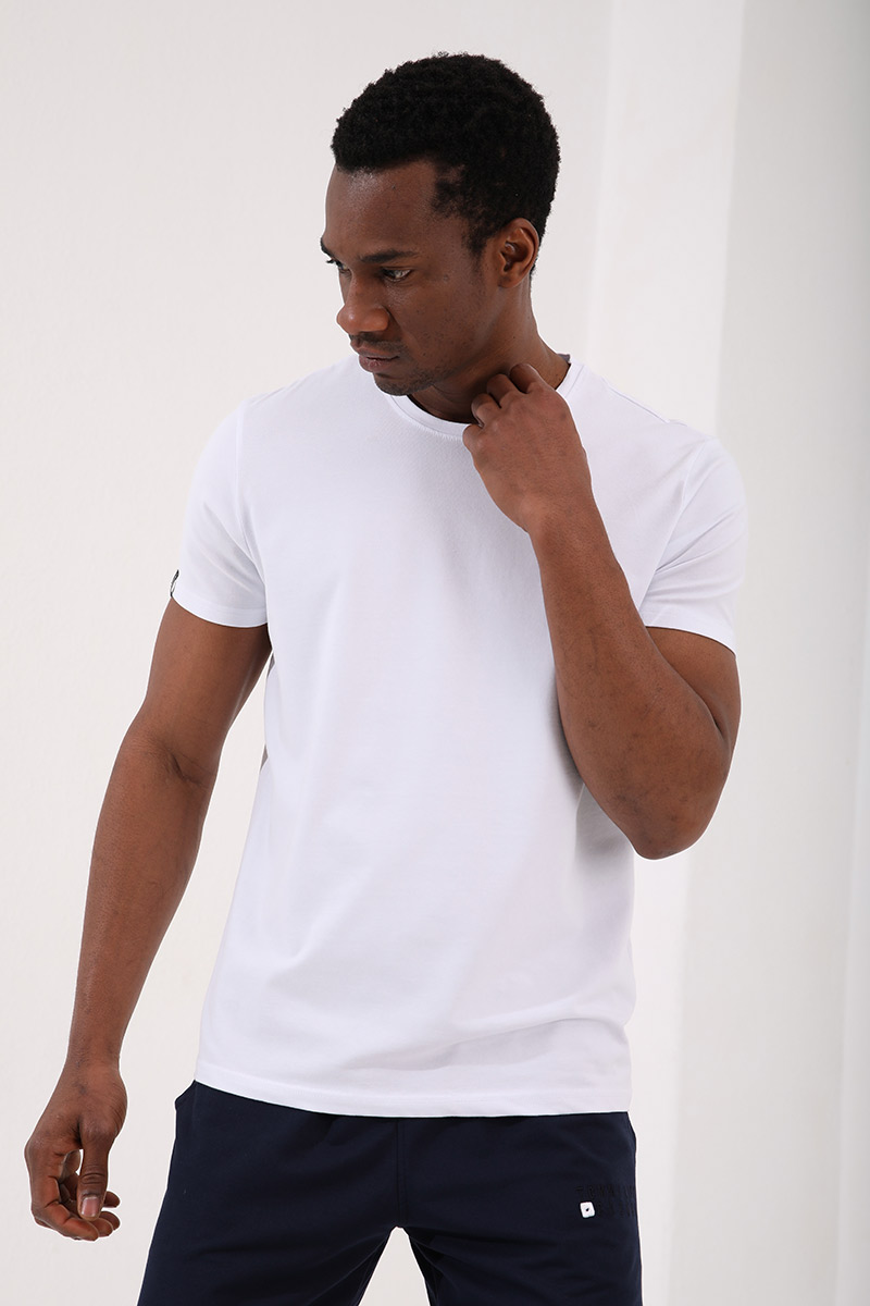 Syh - Byz - Laci Basic Kısa Kol Standart Kalıp O Yaka 3lü Erkek T-Shirt - 87987