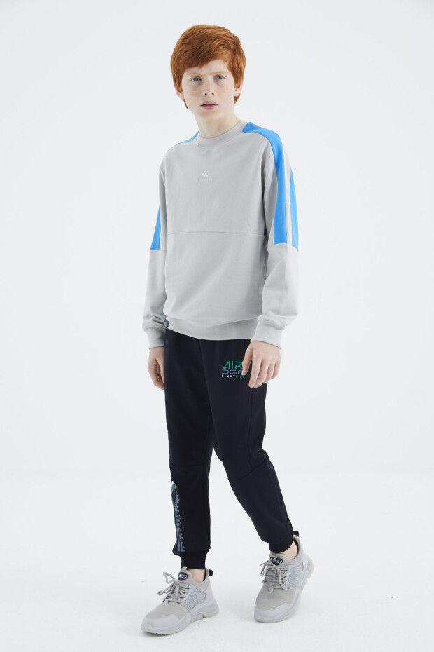 Taş Basic O Yaka Erkek Çocuk Sweatshirt - 11182