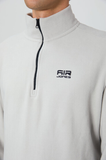 River Taş Dik Yaka Erkek Polar Sweatshirt - 88310 - Air Jones (1)