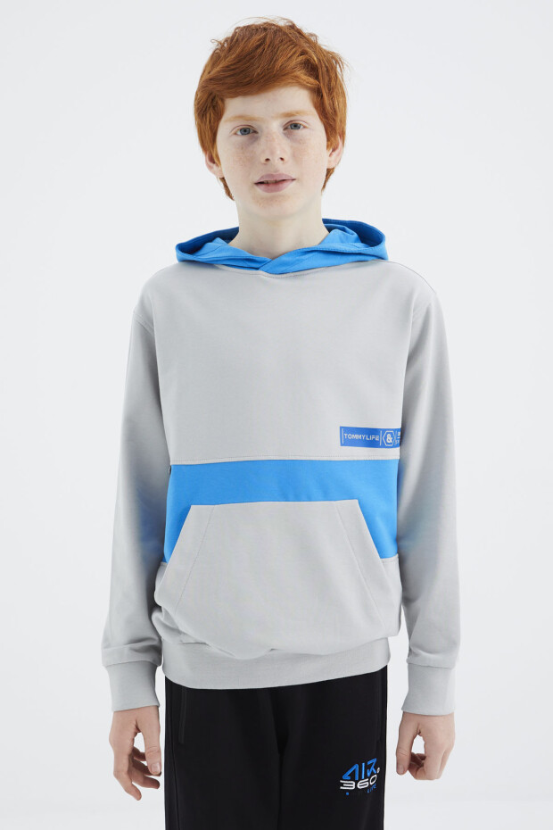 Taş Standart Kalıp Erkek Çocuk Sweatshirt - 11179