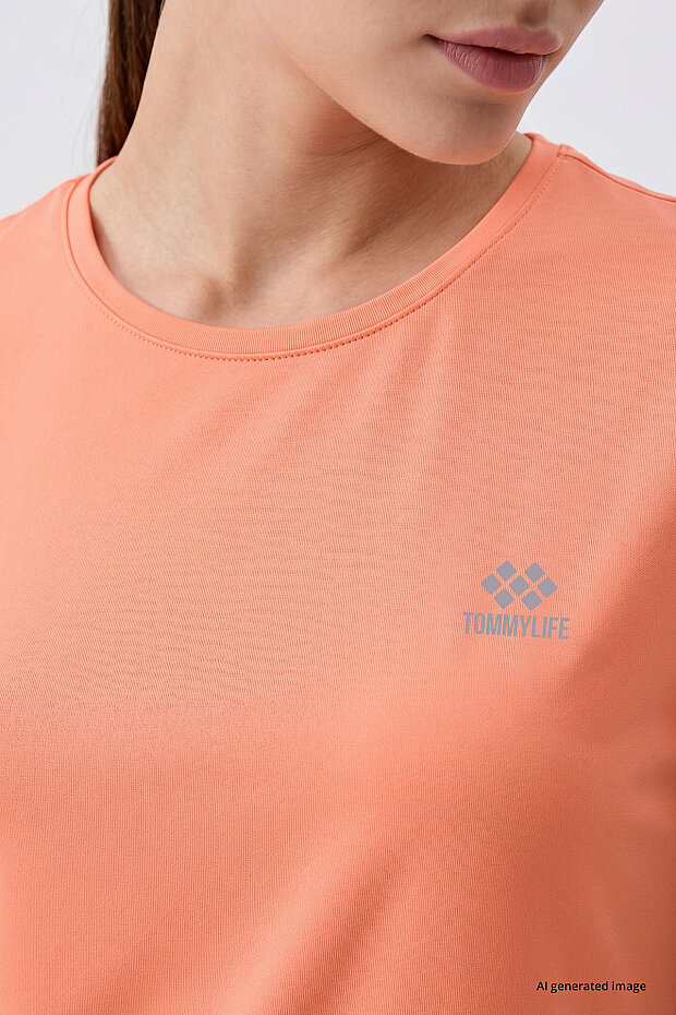 Yavruagzı Basic Kısa Kol Standart Kalıp O Yaka Kadın T-Shirt - 97144 - 4